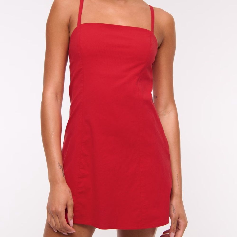 Abercrombie & Fitch Red Mini Dress